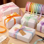 woric 120 Yards Rainbow Ribbon 12 Colors 3/8" x 10 Yards/Roll