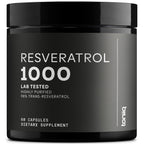 Toniiq Ultra High Potency Third-Party Tested Trans Resveratrol 1000mg