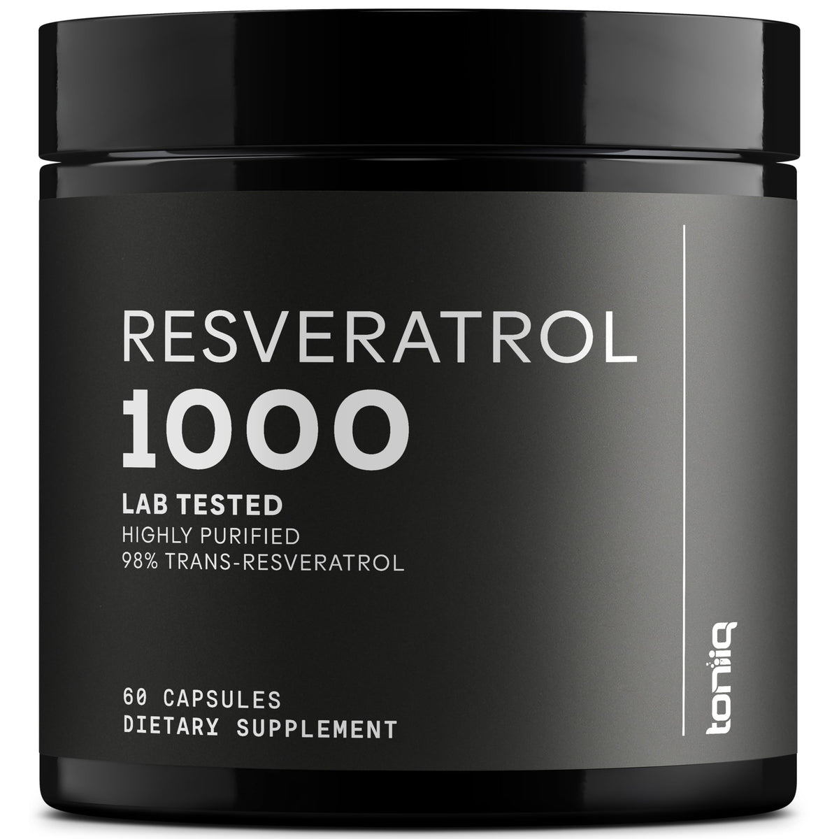 Toniiq Ultra High Potency Third-Party Tested Trans Resveratrol 1000mg