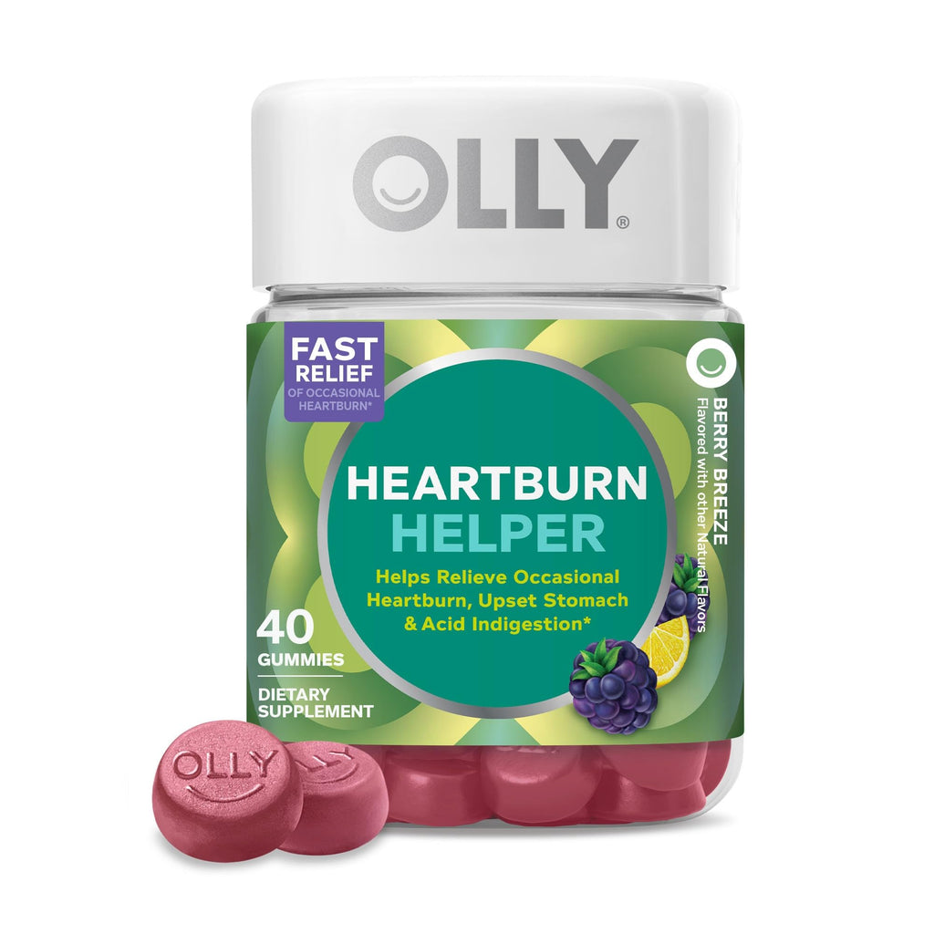 OLLY Heartburn Helper Fast Relief* of Occasional Heartburn Gummy - 40 Count