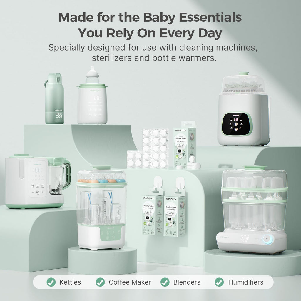 Momcozy Official Descaling Tablets Bottle Washers, 30 Tablets