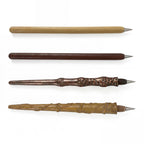 Harry Potter Wizarding World Wand Pens Set of 4 - Voldemort, Hermione, Dumbledore Wands