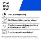 HP Laserjet MFP M140w Wireless Black & White Printer, Print, scan, Copy, Fast speeds, Easy Setup, Mobile Printing, Best-for-Small Teams