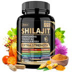19-in-1 Shilajit Capsules for Men & Women, 90 Count | Energy Boost & Immune Support, 85+ Trace Minerals, 60% Fulvic Acid, Gluten Free, Non-GMO, Vegan, Natural Mineral Supplement