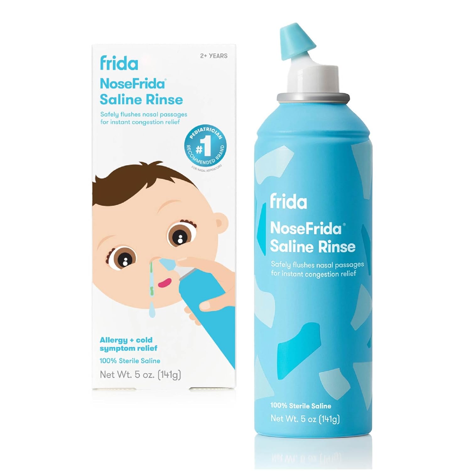 Buy now Frida Baby NoseFrida Saline Mist Spray, Baby Saline Nasal Spray Decongestant for Allergy Relief and Congestion Relief to Soften Nasal Passages, 0.68 fl oz Rinse at indiglob india