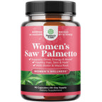 Saw Palmetto for Women - Hair Support - 90 Capsules | Hair Growth Support for Women - 500mg Saw Palmetto Capsules w Biotin - Bamboo Extract & Maca Root for Hair Health - 90 ct