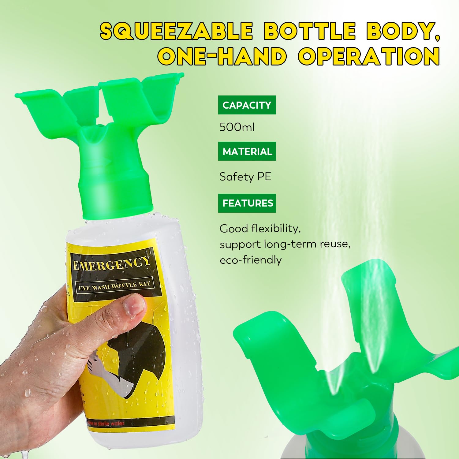 Buy now CGOLDENWALL Emergency Eye Wash Station Portable Eyewash Station Wall Mounted Eye Wash Kit, OSHA Approved Double 16.9oz Eye Wash Bottles for First Aid (EMPTY Bottles) at indiglob india