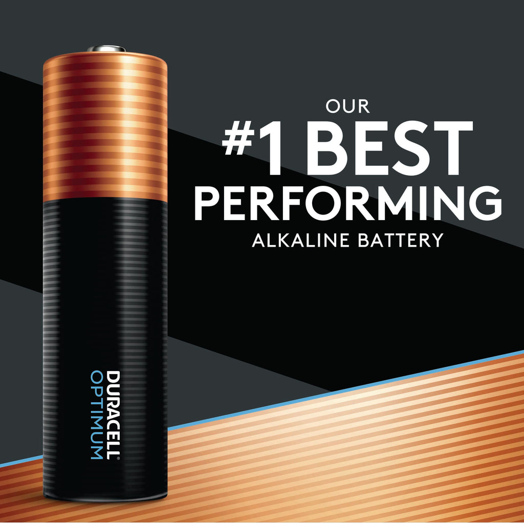 Duracell Optimum AA Batteries 28 Count (Pack of 1) with Power Boost Ingredients, Re-closable Pack for a Quick, Easy Access and Organized Storage