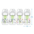 Dr. Brown's Anti-Colic Options+ Wide-Neck Baby Bottles, Forest, 2-Pack