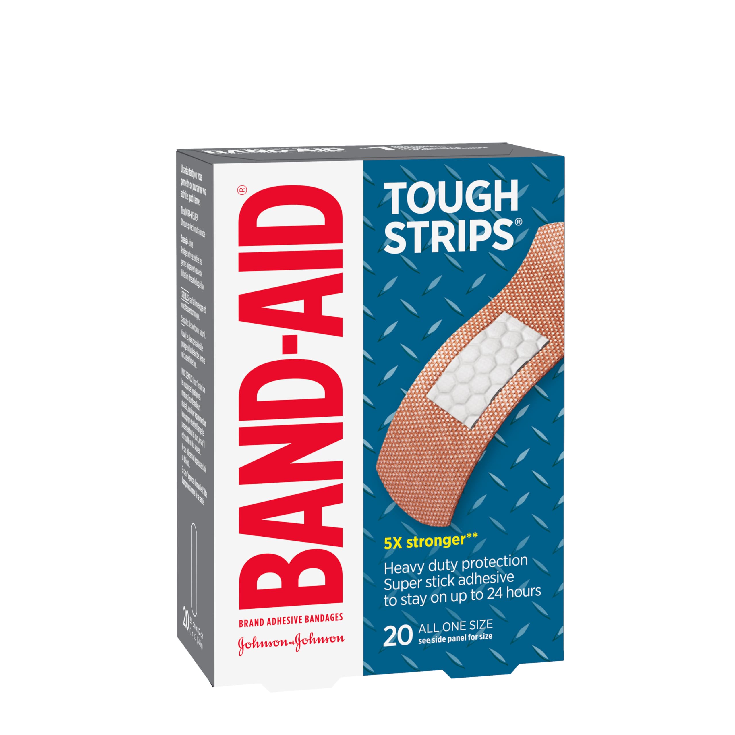 Buy now Band-Aid Brand Water Block Waterproof Tough Adhesive Bandages for Minor Cuts and Scrapes, All One Size, 20 Count (Pack of 1) at indiglob india