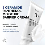 ANUA 3 Ceramide Panthenol Moisture Barrier Cream, 3.38 fl oz | Hydrating Daily Face Moisturizer for All Skin Types, Soothing, Non Comedogenic, with Centella for Skin Barrier