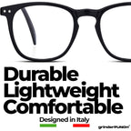Buy now grinderPUNCH High Magnification Strong Power Readers Glasses | Available in +4.00 +4.50 +5.00 +6.00 | at indiglob india