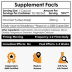 Nootropics Depot PrimaVie Shilajit Capsules | 250mg | 30 Count | Purified Extract | Ayurveda Supplement | Supports Mitochondrial Function + Boosts Endurance