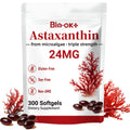 Astaxanthin Antioxidant Supplements 24mg with MCT Oil, Potent Astaxanthin with Ashawagandha, Support Eye, Skin, Immune Function, Fresh Microalgae Source, Triple Strength, 300 Softgels