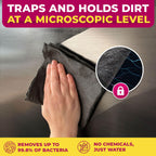 The Original GenieCloth Magic Cleaning Cloth, Cleans with Water Only 5-Pack