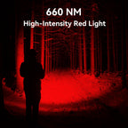 sofirn H25LR Rechargeable LED Headlamp with Red Light, 90 High CRI