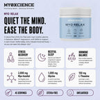 MYOXCIENCE Myo Relax & Calm | Unflavored | 45 Serving Jar