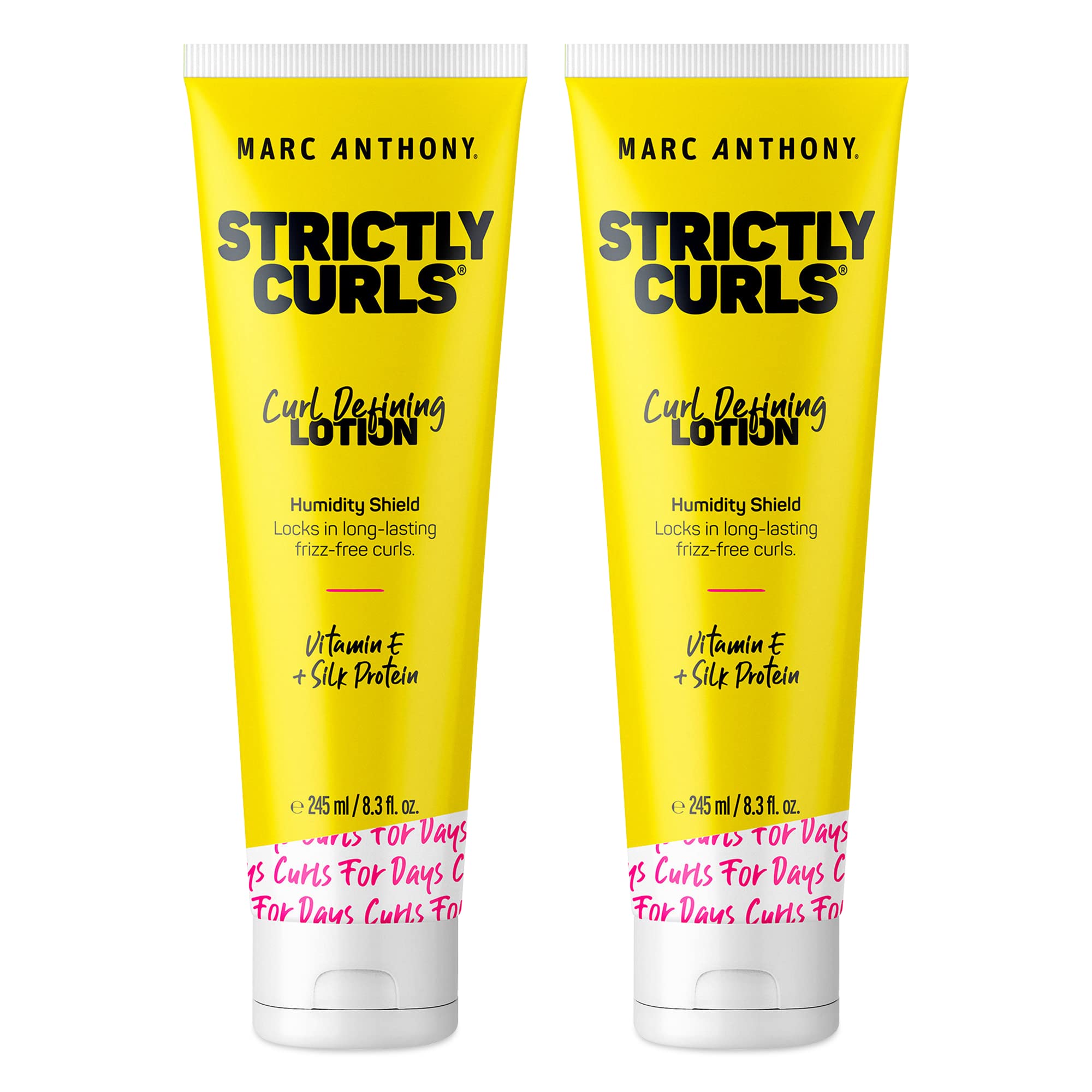 Marc Anthony Strictly Curls Defining Lotion - Light Gel - Curly & Wavy Hair | Frizz Taming Styling Hair Cream-Gel for Long Lasting Curl Definition, Bounce & Shine for Fine to Medium Curls & Waves