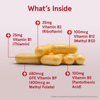 Jarrow Formulas B-Right,Optimized B Complex Featuring Vit B1,B2,B5,B6,B12 and B9 to Support Cellular Energy,Immune Health and Stress Management,100 Veggie Caps,Up to a 100 Day Supply, Pack of 12