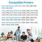 67XL Ink Cartridges Black Color Combo Pack Compatible for HP Ink 67 HP67XL Compatible for DeskJet 2855e 2755e 2700 2700e 2800e 4155e 4255e 2734e Envy 6055e 6000 Printer, 2026 Latest Chip