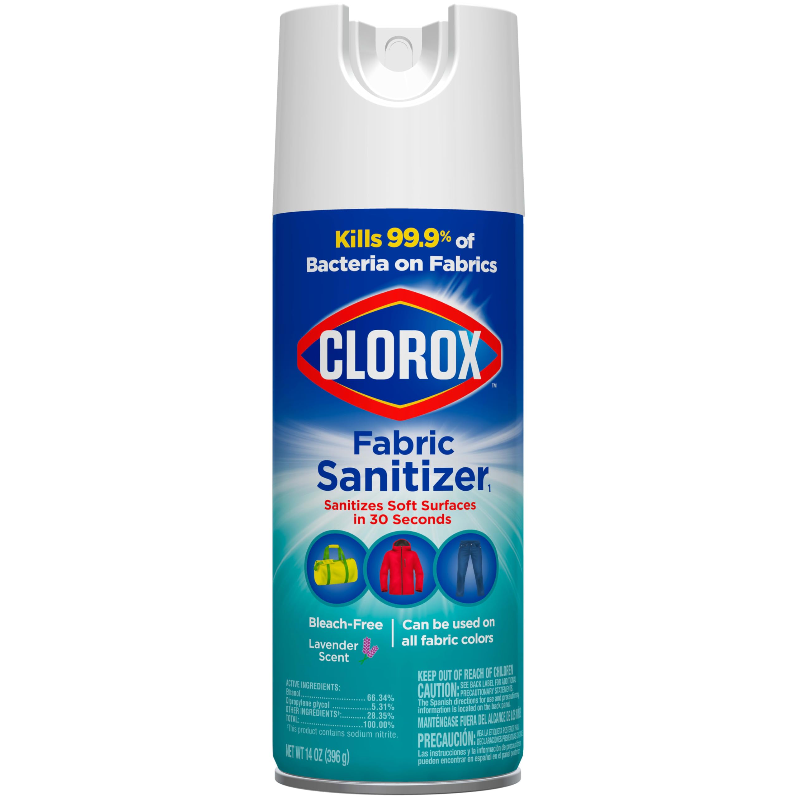 Buy now Clorox Fabric Sanitizer Aerosol Spray, Lavender Scent 14 Ounces at indiglob india