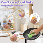 Compressed Cellulose Sponges, 18 Pack Kitchen Sponges