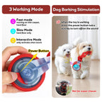Dog Toys Interactive Rolling Ball with Rope, Motion-Activated