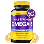 InnovixLabs Triple Strength Omega 3 Fish Oil 900 mg EPA DHA (30 Softgels) | Omega 3 Supplement for Women & Men, Burpless, Brain & Joint Support, Omega-3 Fatty Acid, No Fishy Aftertaste, 30-Day Supply