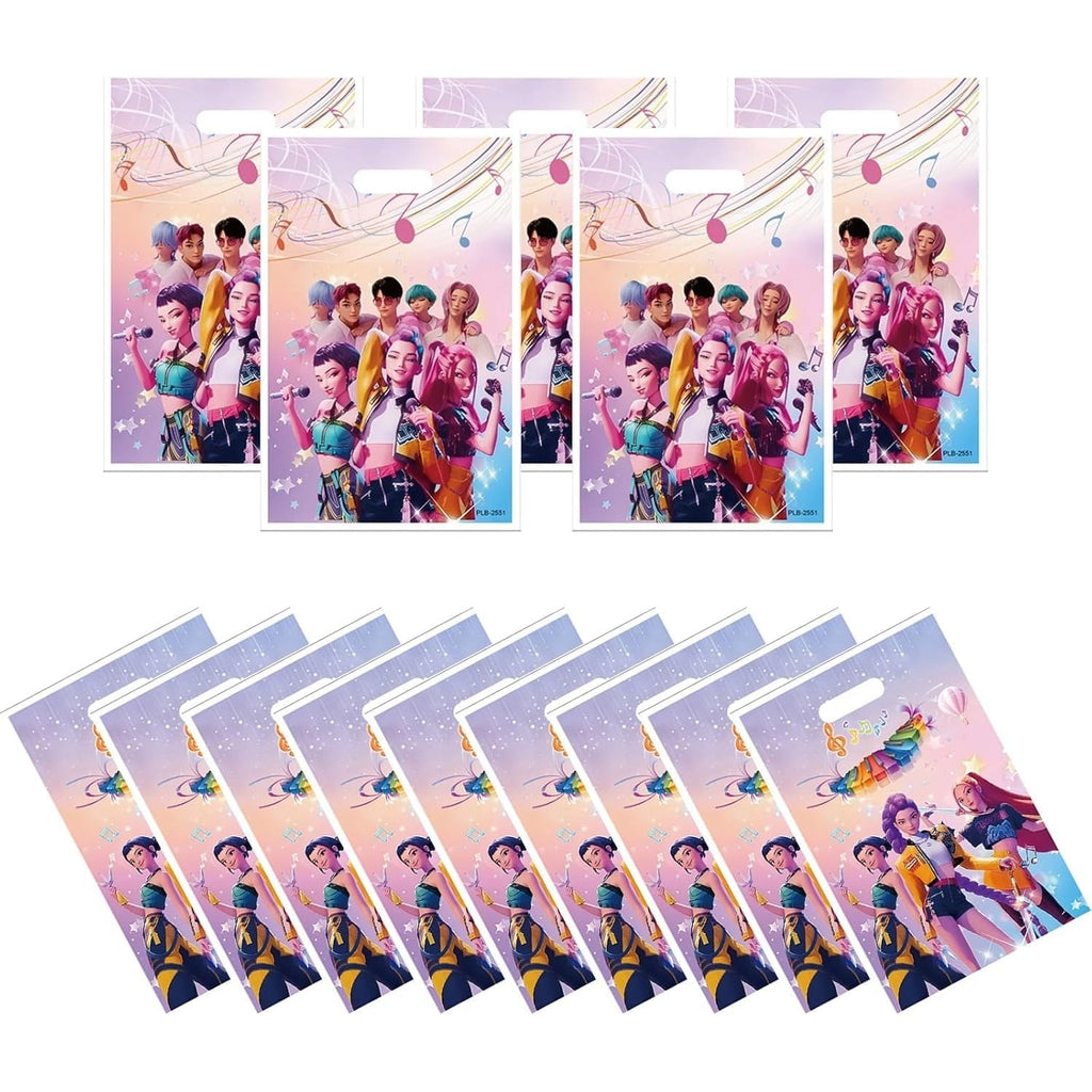 AGOODTO 30PCS Demon movie Hunters party gift bags, supplies, and decorations. Perfect for cartoon parties, ideal for kids, and great for family events, prizes, carnivals, and Christmas.