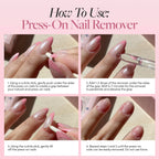 Glamnetic Press On Nail Remover Serum - Odorless | 30ml | Gentle remover serum for fake nails. No acetone, odorless formula. Safe, gentle removal for press-on nails