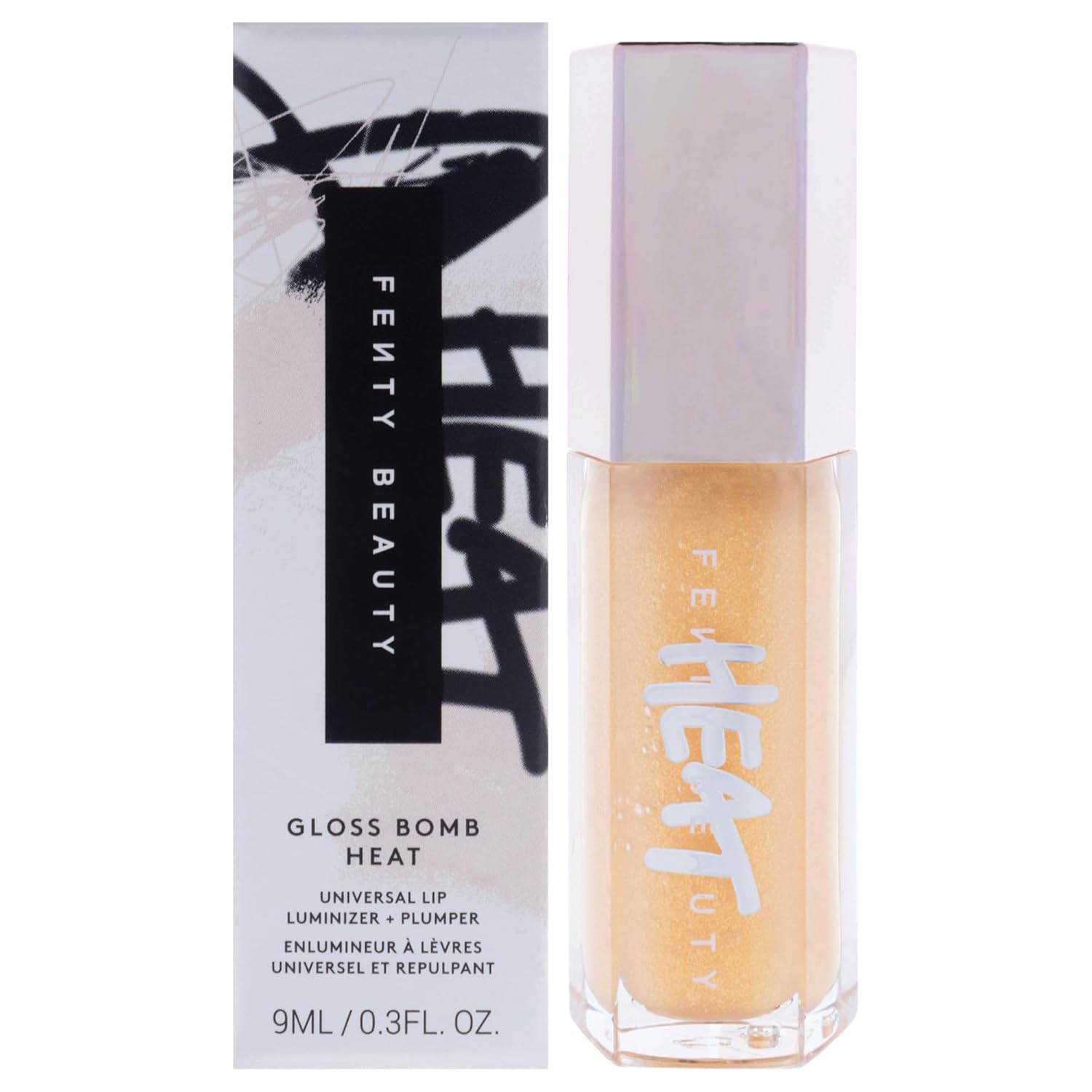 Buy now Gloss Bomb Heat Universal Lip Luminizer Plus Plumper - 02 Fussy Heat by Fenty Beauty for Women - 0.3 oz Lip Gloss Lemon Lava 0.3 Fl Oz (Pack of 1) at indiglob india