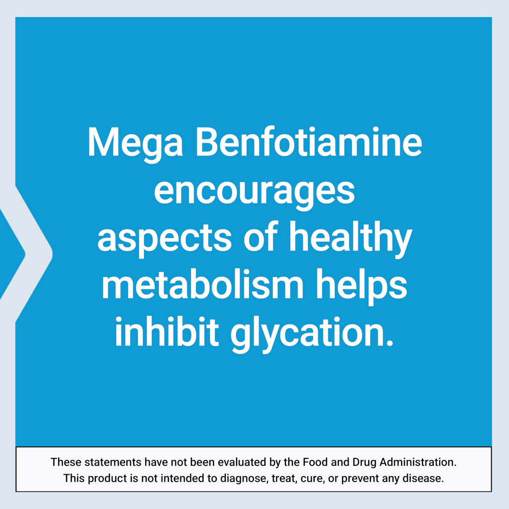 Life Extension Mega Benfotiamine, 250 mg, 120 Capsules | Fat-Soluble Thiamine, Ultra-Bioavailable Vitamin B1, Gluten-Free, Non-GMO & Vegetarian