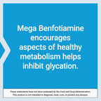 Life Extension Mega Benfotiamine, 250 mg, 120 Capsules | Fat-Soluble Thiamine, Ultra-Bioavailable Vitamin B1, Gluten-Free, Non-GMO & Vegetarian