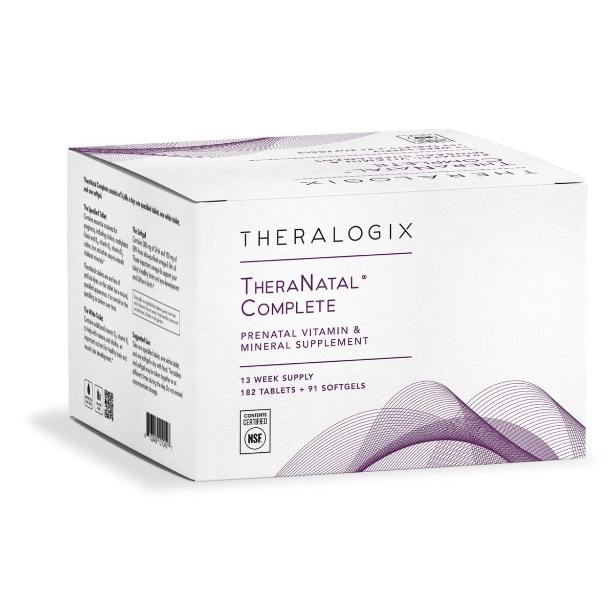 Theralogix TheraNatal Complete – Prenatal Vitamin, NSF Certified