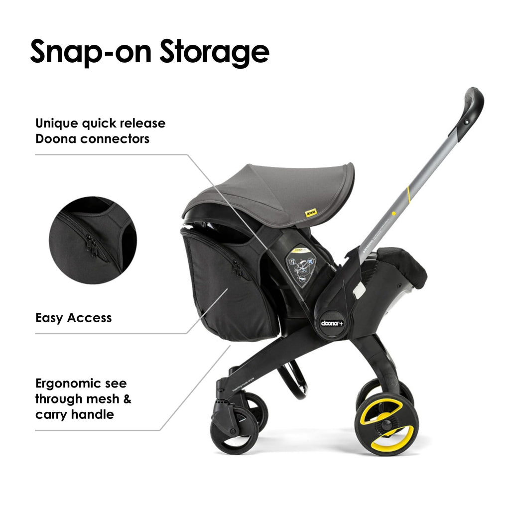 Doona Snap-on Storage - Compatible with Doona Car Seat & Stroller