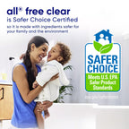 all Liquid Detergent for Sensitive Skin, 50 Oz, 110 Loads, Unscented