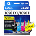 LC501XL LC501 MFC-J1360DW Ink Cartridges for Brother Printer LC 501 XL