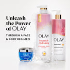Buy now Olay Body Wash for Women, Intensely Hydrating, Hyaluronic Acid Serum Complex, Renews Moisture, Free of Parabens & Phthalates, Vitamin B3 Lameller Technology, For All Skin Types, 20 fl oz (Pack of 4) at indiglob india