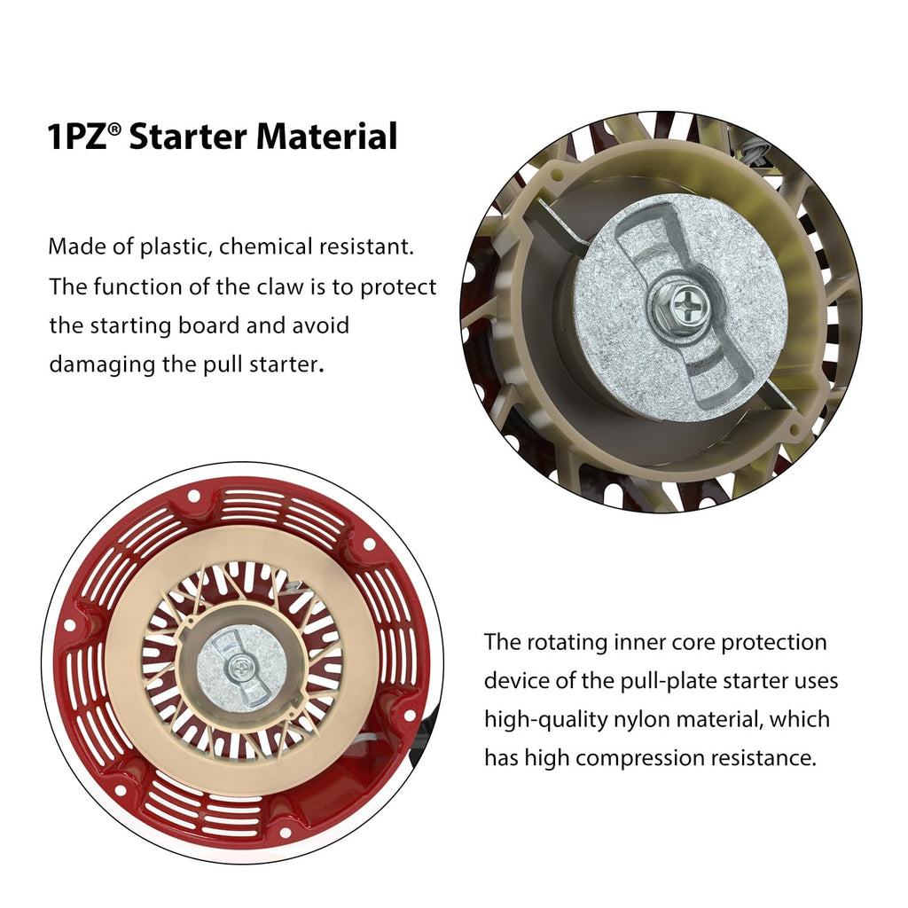 1PZ Recoil Starter Pull Start for Honda GX340 GX390 GX610 GX620 11hp 13hp