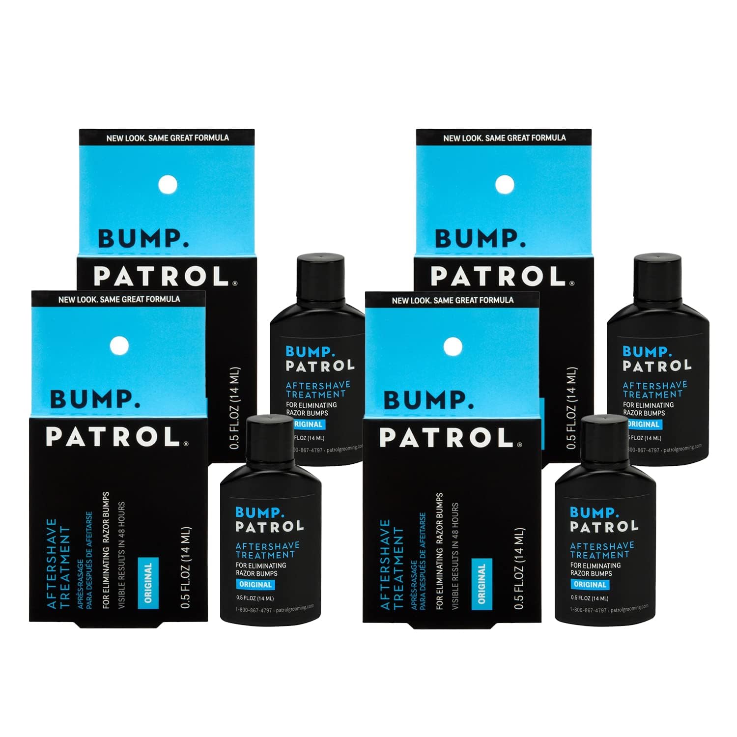 Buy now Bump Patrol Original Formula After Shave Bump Treatment Serum - Razor Bumps, Ingrown Hair Solution for Men and Women - 0.5 Ounce 0.5 Fl Oz Pack of 4 at indiglob india