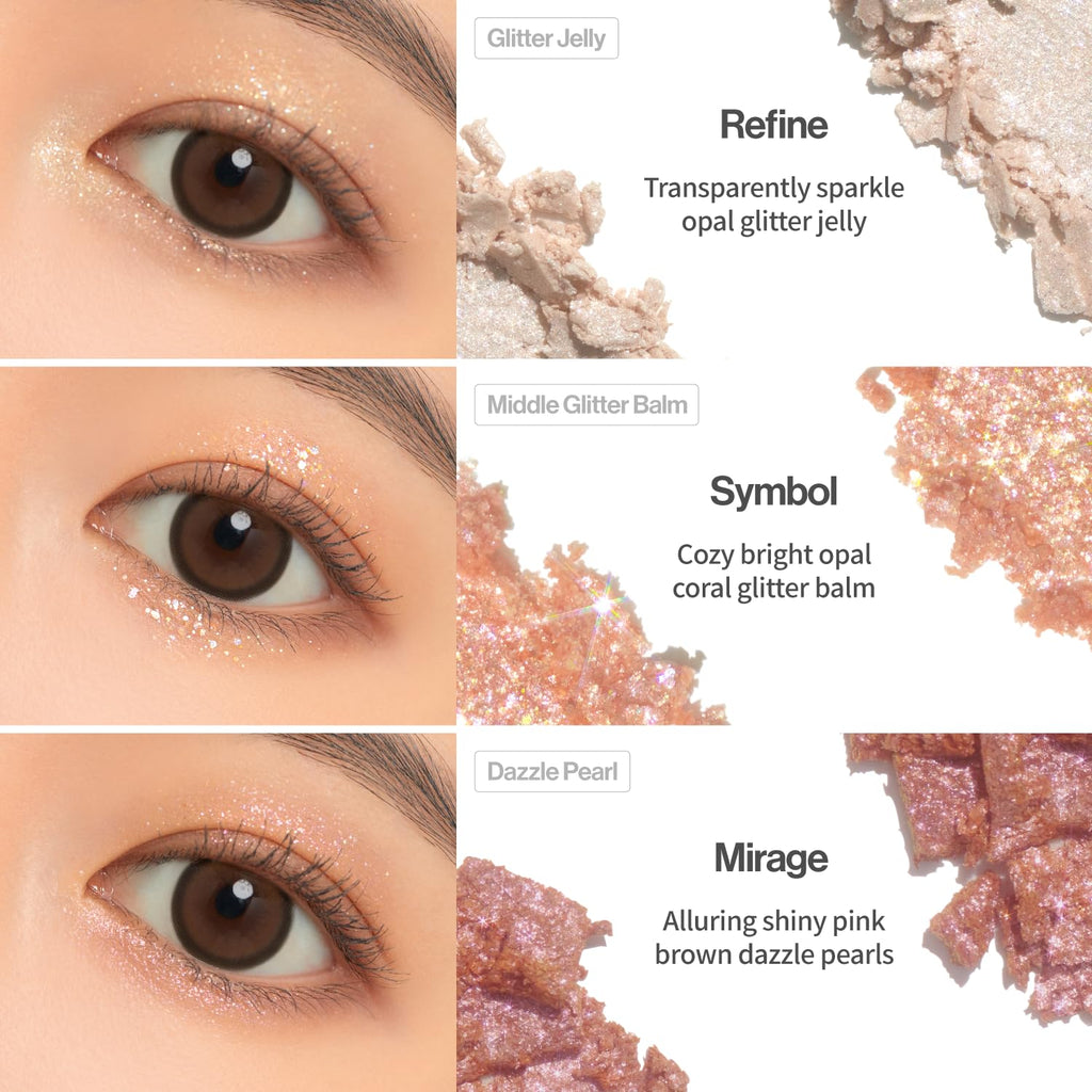 Buy now UNLEASHIA Glitterpedia Eye Shadow Palette NO1 - Shimmer Eyeshadow Palette with Versatile Glitter Textures - Eye Makeup Palette for Brown Eyes, Blue Eyes - Paletas de Sombras para Ojos at indiglob india