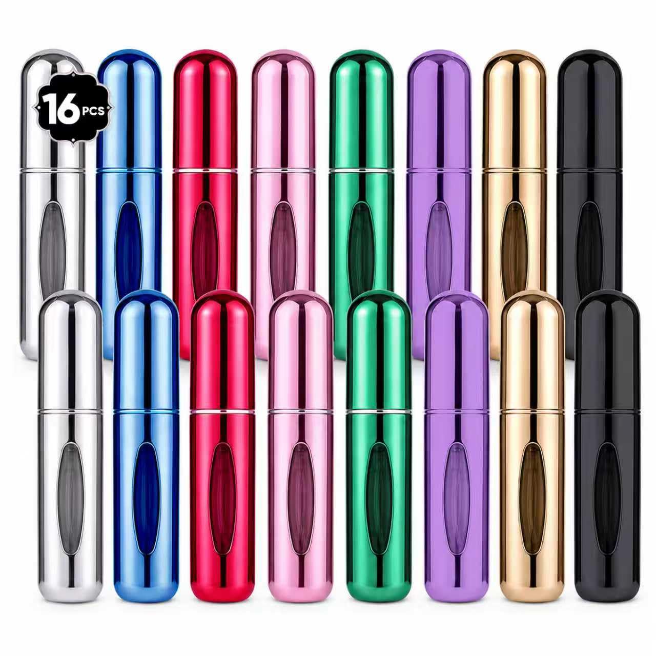 16 PCS Mini Perfume Travel Refillable Bottle, Perfume Atomizer-2 Pacakge