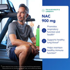 Pure Encapsulations NAC 900 mg, 240 Capsules | N-Acetyl Cysteine Amino Acid Supplement for Lung and Immune Support*, Liver, and Antioxidants*