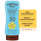 Hawaiian Tropic Island Sport Sunscreen Lotion, Ultra Light, High Performance Protection, SPF 30, Coconut, 8 Oz | Lightweight sport sunscreen, Sweat and water resistant sunblock, UVA/UVB broad spectrum protection, Iconic tropical scent