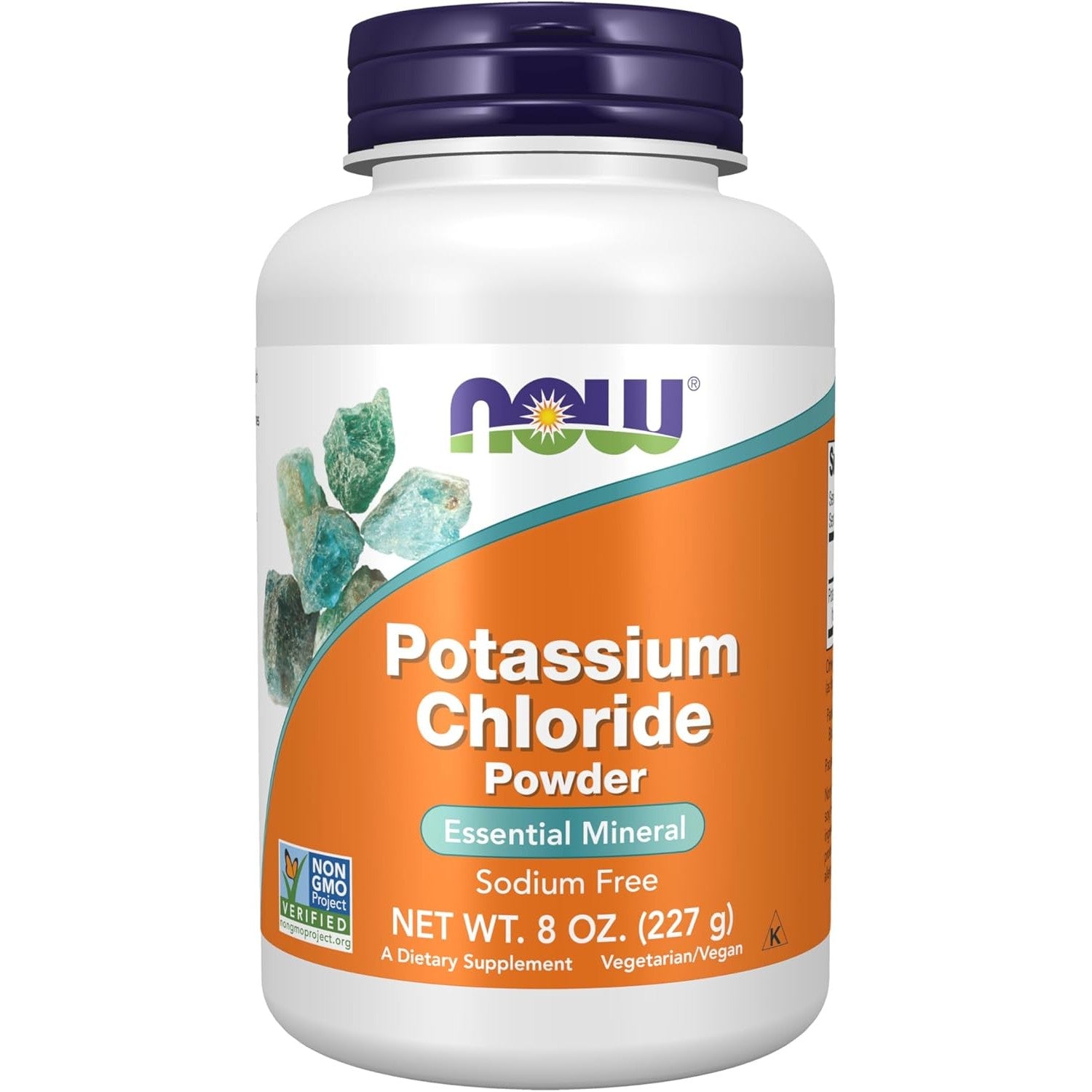 Buy now NOW Foods Supplements, Potassium Chloride Powder, Certified Non-GMO, Essential Mineral*, 8-Ounce Unflavored 8 Ounce (Pack of 1) at indiglob india