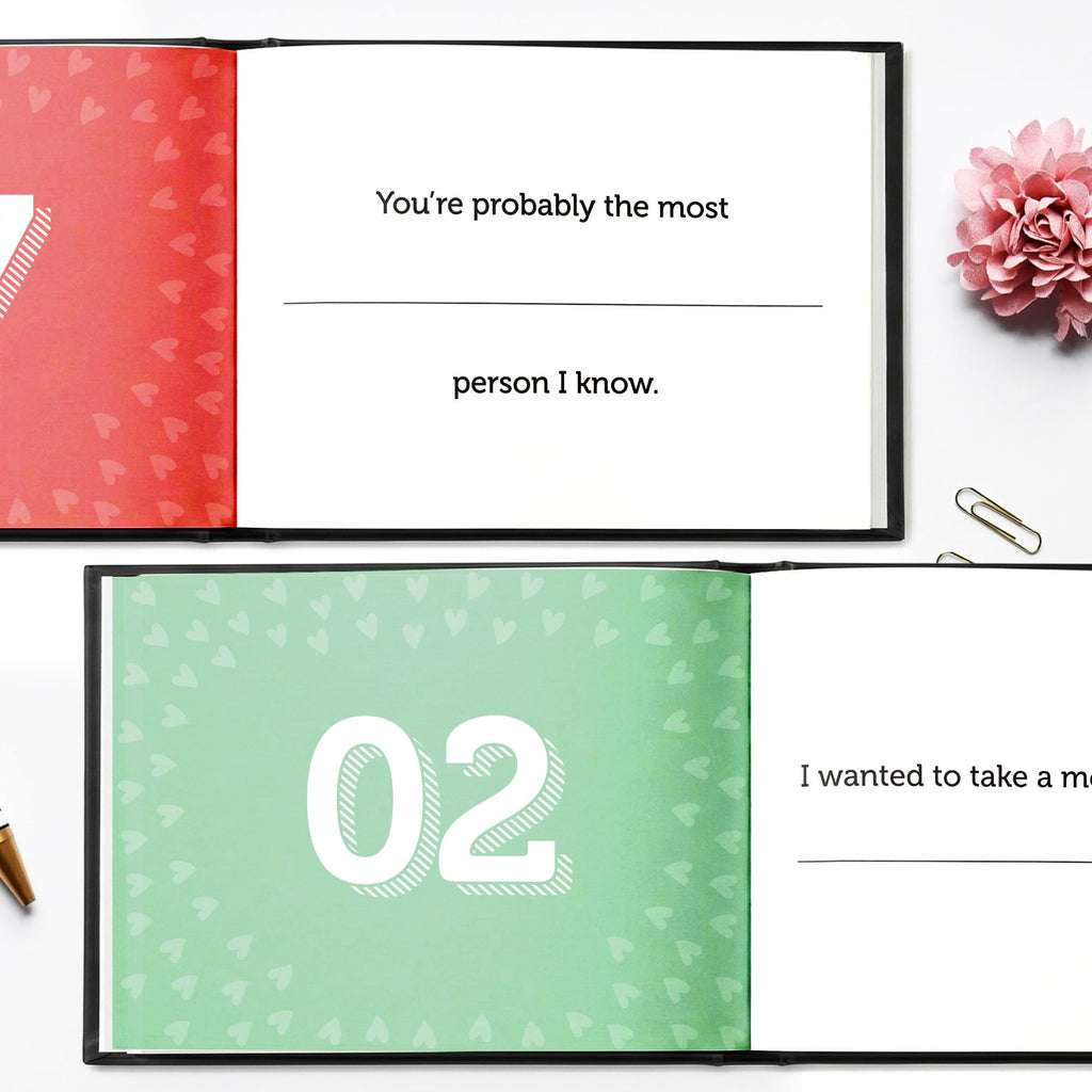 What I Love about You Book - Valentines Day Gifts for Him, Her - Fill-in-the-Blank Book for Men, Boyfriend, Husband, Women, Girlfriend, Wife, Him, Her - Couples Gifts for Anniversary, Christmas & More