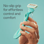 Schick Hydro Silk Ultra Sensitive Razor for Women | Womens Razor for Sensitive Skin, 5 Blade Razors for Women, Womens Razors for Shaving, Includes 1 Handle & 2 Refills