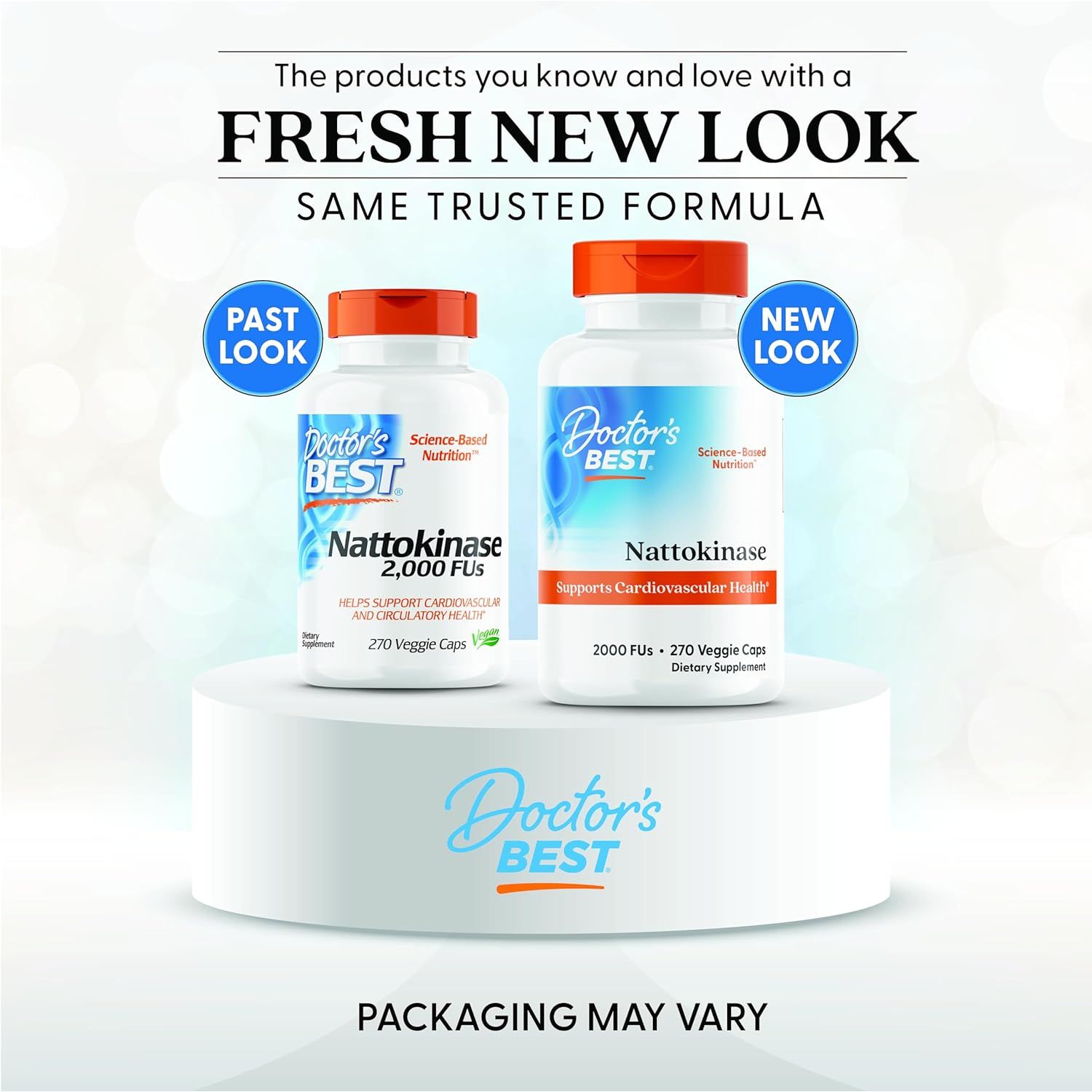 Buy now Doctor's Best Nattokinase, Non-GMO, Vegan, Gluten Free, 270 Veggie Caps at indiglob india