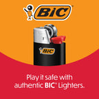 BIC Classic Lighters, Pocket Lighter Style, 50 Count Tray, Assorted Colors