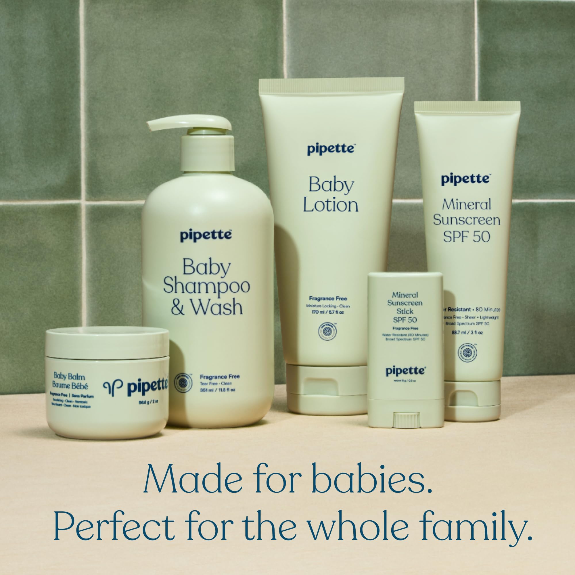 Pipette Baby Shampoo + Wash Discovery Duo, Pack of 2, Includes Fragrance Free and Vanilla + Ylang Ylang Scents, Gentle Tear-Free Newborn Baby Bath Essentials, Non-Toxic and Hypoallergenic